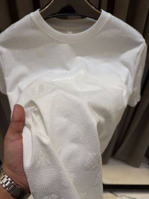 Amir_i Full Monogram Round Neck T-shirt White 