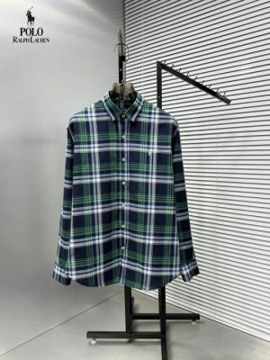 Ralph_Lauren Checks Logo Shirt with Brand box
