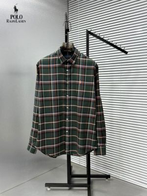 Ralph_Lauren Checks Logo Shirt with Brand box