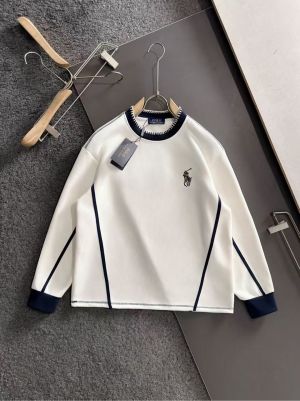 RALPH L-AUREN IMPORTED SWEATSHIRT STORE ARTICLE CREAM AND GREY