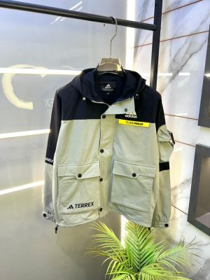 Adida s Grey Imported Back Printed Super Premium Wind Shetter F3228-GY