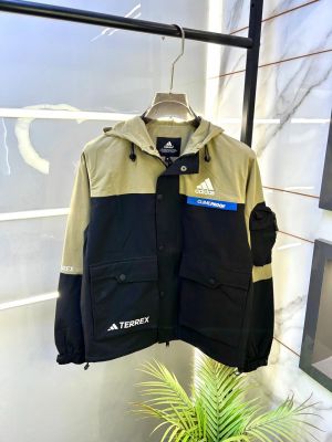 Adida s Black Imported Back Printed Super Premium Wind Shetter F3228-BL