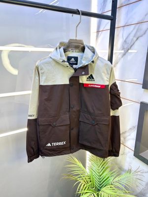 Adida s Brown Imported Back Printed Super Premium Wind Shetter F3228-BR