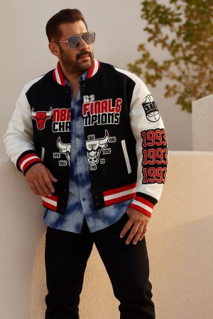 NBA Chicago Bulls.100%.IMPORTED.VERY.PREMIUM.VARSITY.JACKET.MR262