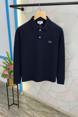 Lacost_E Premium Quality Full Sleeve T-Shirt Store Article (N-Blue)