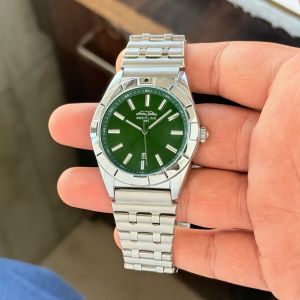 Breitling_Silver_Green