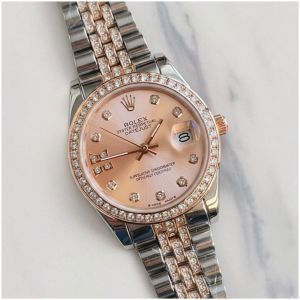 Role_x Oyester Perpetual Date Just 2Ton-Copper-Pink