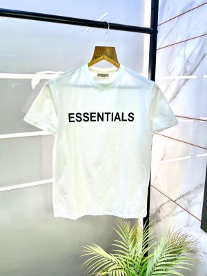Essential White Embossed Print Premium Round Neck T-shirt F2778-WH