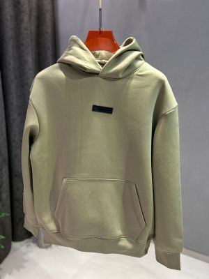 E-SSENTIALS FEAR OF GOD IMPORTED HOOD LIGHT GREEN