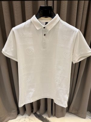 Versace Couture Full Monogram Polo T-shirt White 