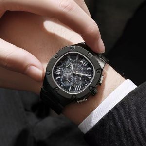 Guess Square Chronograph Black