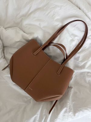 Polene Cyme Caramel Tote Large Size Premium With Dust Cover Packaging