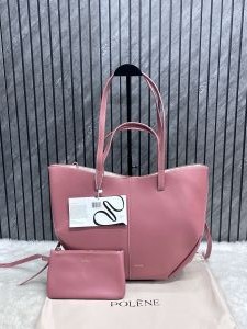 Polene Cyme Purple Tote Large Size Premium With Dust Cover Packaging