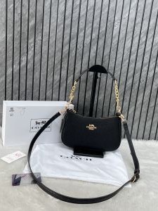 Coach_Teri_All-Black_Shoulder_Bag_With_OriginalBox_DustCover