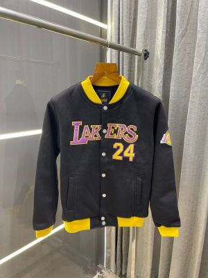 Big sale LAKERS BLACK EMBOSSED PRINT PREMIUM JACKET