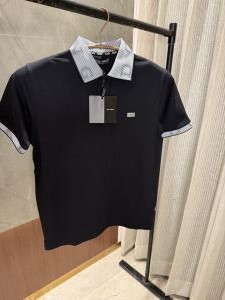 Sale DOLCE & GABBAN BLACK POLO TSHIRT