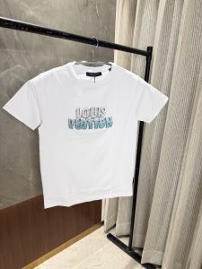 SALE LOUIS VUITTO WHITE ROUND NECK