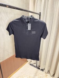 SALE ARMAN I EXCHANGE BLACK POLO TSHIRT