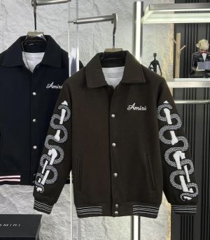 Amiri.100%.Imported.Brown.Shubhmann.Gill.Edition.Very.Premium.Designer.Varsity.Jacket.MR