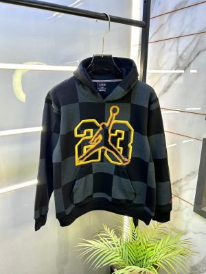 Jordan Imported Black Back Printed Super Premium Hoodie F3269-B1