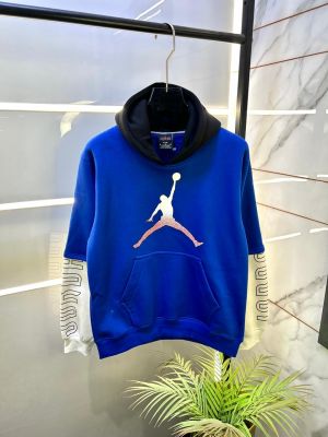 Jordan Imported Blue Printed Super Premium Hoodie F3269-BU