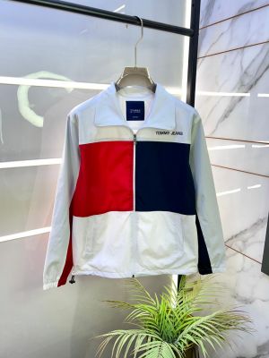 Tommy_Hilfiger Imported White Premium Wind Shetter Jacket F3220-WH