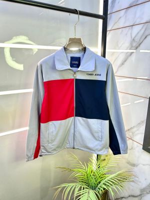 Tommy_Hilfiger Imported Grey Premium Wind Shetter Jacket F3220-GY