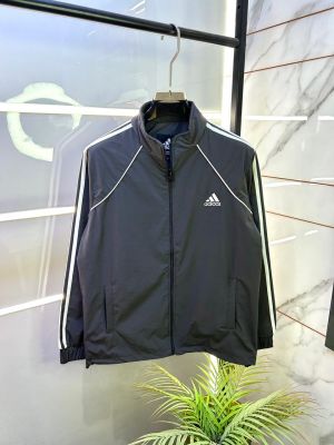 Adida s Imported Dark Grey Premium Wind Shetter Jacket F3316-DGY
