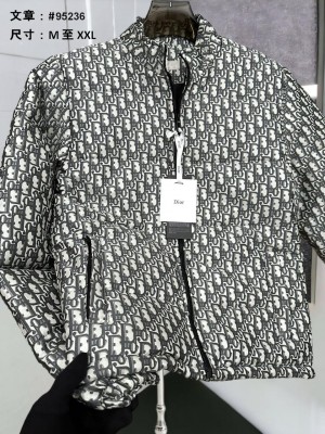 CHRISTIAN D IOR GREY MONOGRAM PRINTED PREMIUM IMPORTED FLUFI LIGHT WEIGHT JACKET (566)